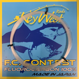 Key West F.C. CONTEST CLEAR 50lb 0,60mm 40mt FLUOROCARBON 100% Made in Japan